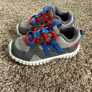 New Balance Kids' Gray and Blue Sneakers